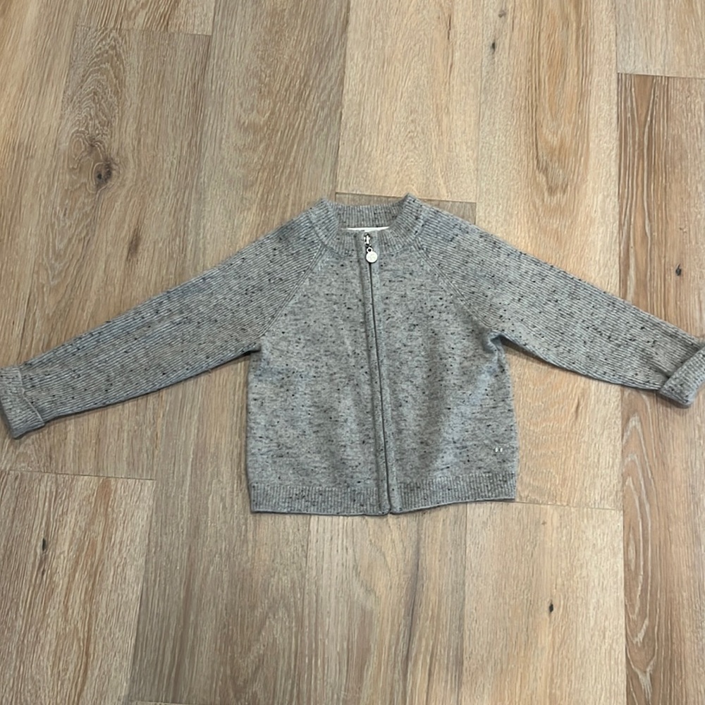Bonpoint 100% Cashmere Zip Cardigan - Size 18M